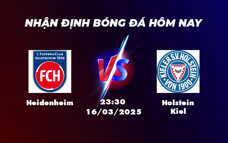 Heidenheim vs Holstein Kiel Cơ hội bứt phá trong cuộc chiến trụ hạng 1 heidenheim holstein kiel 16 03 bundesliga