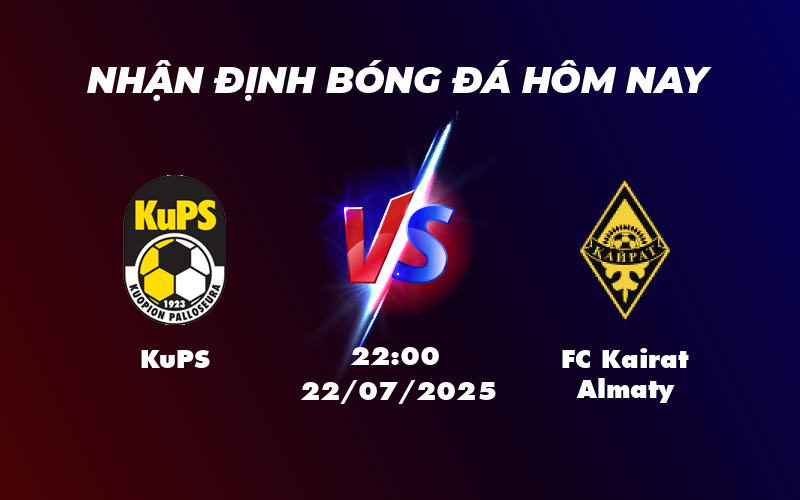 Soi kèo KuPS vs FC Kairat Almaty 22h00 ngày 22/07 Cuộc đọ sức giằng co tại C1 1 kups fc kairat almaty 22 07 c1