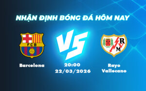 barcelona rayo vallecano 22 03 la liga